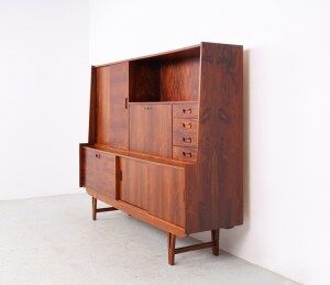 Vintage Dutch design sideboard with asymmetrical layout, 1960s
