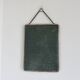 Antique vintage barber's mirror with chain, 1930s-40s