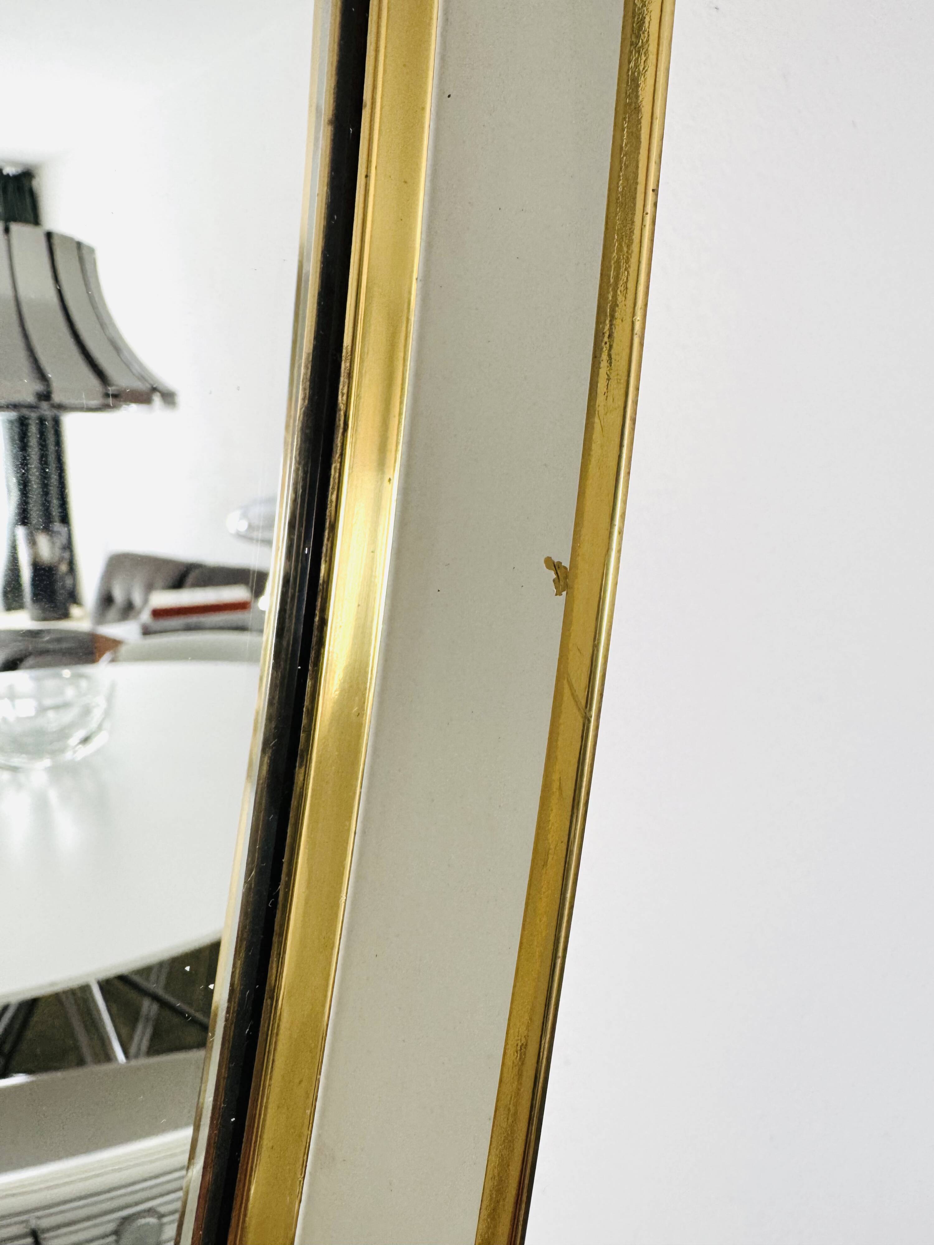 Brass Wall Mirror by Vereinigte Werkstätten München