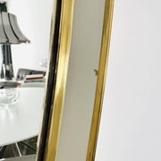 Miroir mural en laiton par Vereinigte Werkstätten München