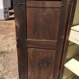 Old rustic farmhouse cabinet in fruit wood