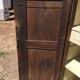 Old rustic farmhouse cabinet in fruit wood