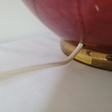 Rondo lamp by Kostka in cracked ceramic