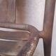 Chaise industrielle tolix t4 métal 1930-1940