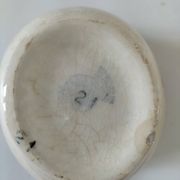 Old ironstone sauce boat