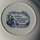 3 Hollow plates in Blue Myott English Earthenware "The Hunter"