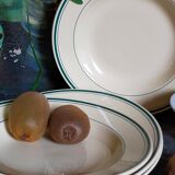 Four plates l'Amandinoise de Saint-Amand ancient