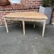 Ancienne table en bois demie lune