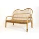 Small Italian rattan sofa from the 60s.