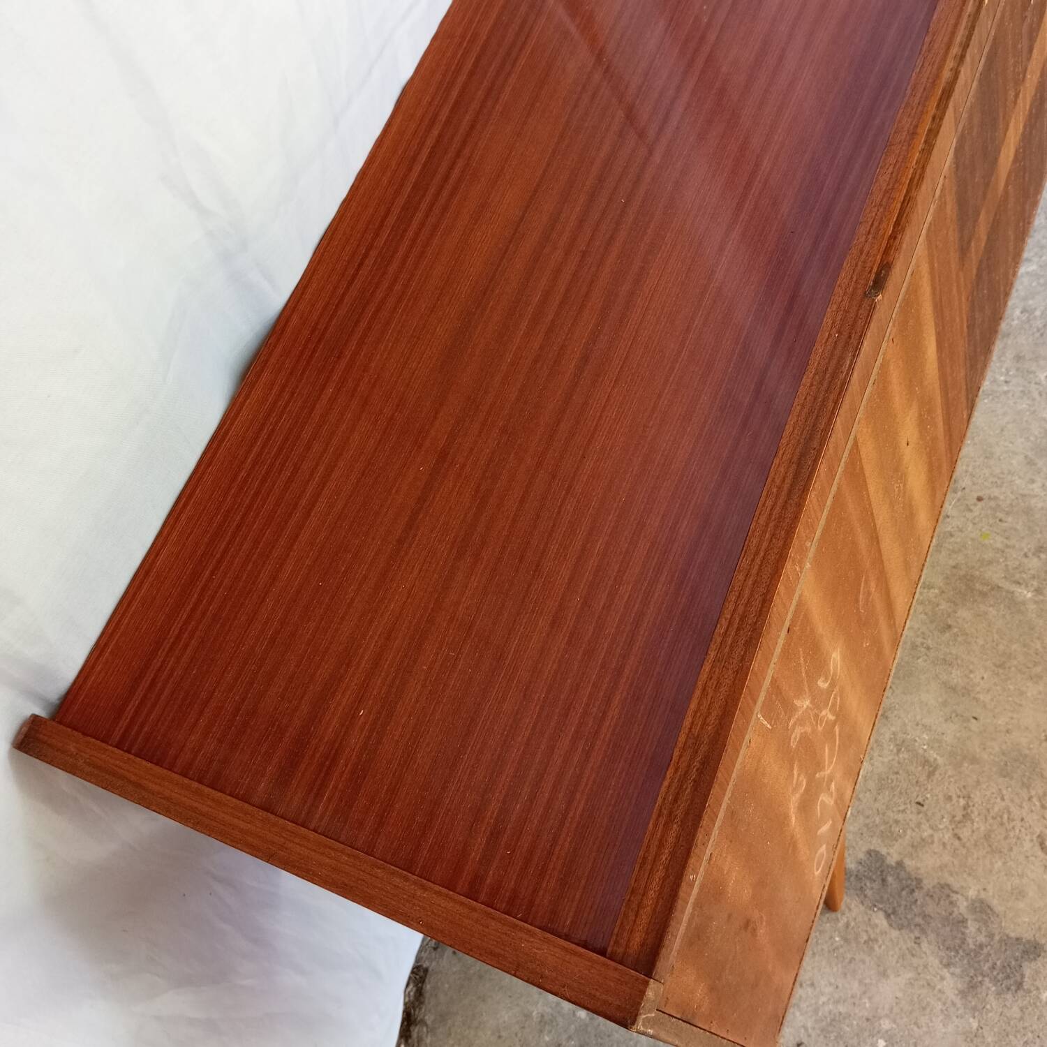 Vintage sideboard with two doors and two drawers