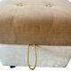 Vintage pouffe / footstool with storage space