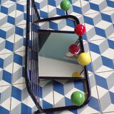 Vintage coat rack with mirror