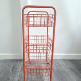Desert / vintage rolling cart with chrome caster