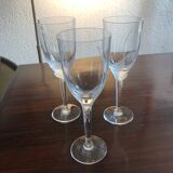 Verres à pieds lalique en cristal dits "ange"