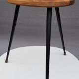 Mediator coffee table, oak and brass, 1950