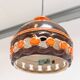 Set of 2 ceramic ceiling lamps by PAN Leuchten, 1970s
