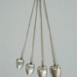 Set of 4 long-handled spoons