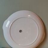 Vintage ear dish silkscreened flower mill of Wolves orchies France