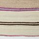 Mid Century Modern Striped Turkish Kilim Runner Rug, 75x337Cm
