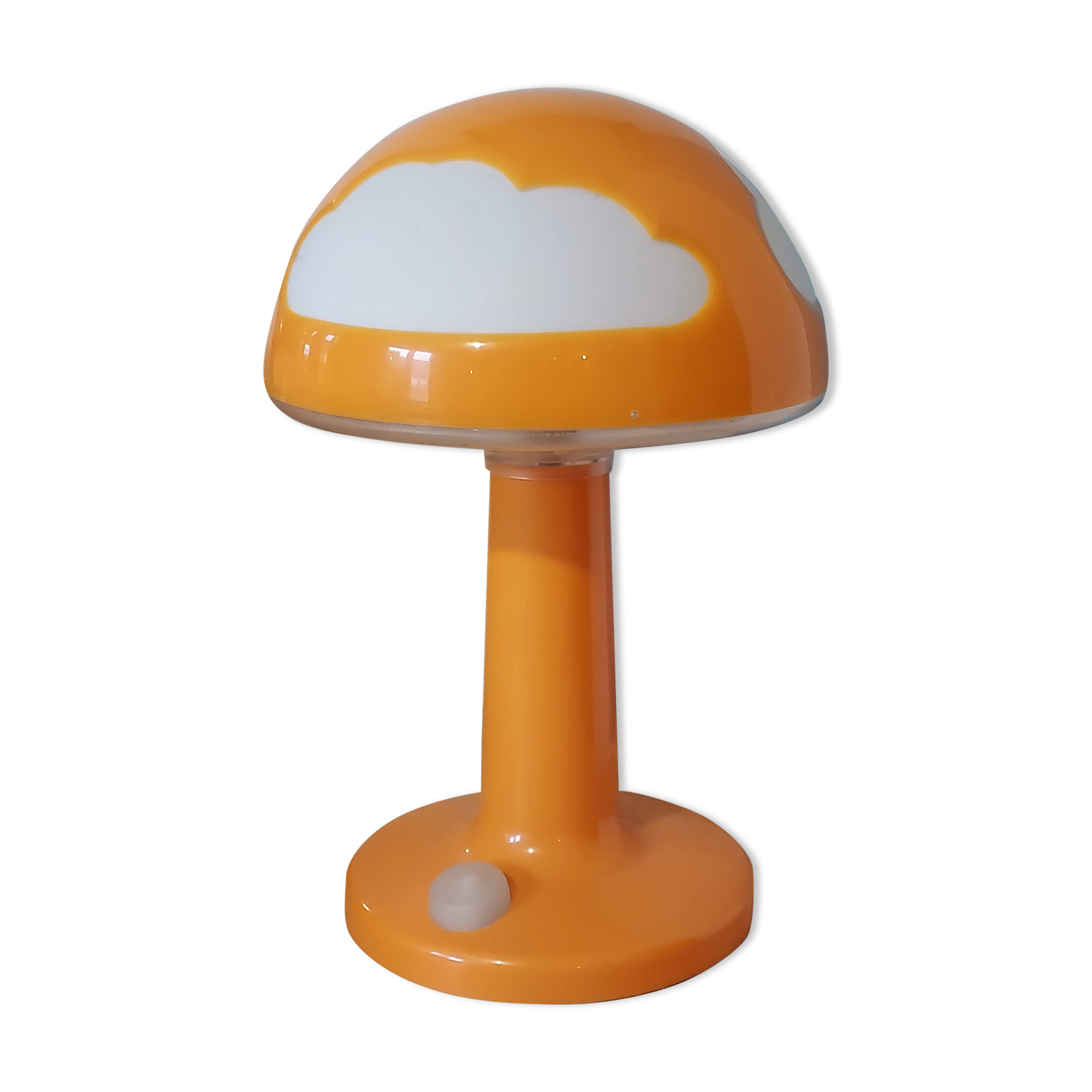 Orange ikea Skojig lamp