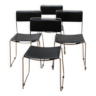 Suite de 4 chaises design