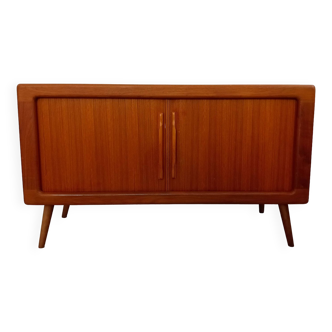 danish sideboard from dyrlund in teak with tambour doors