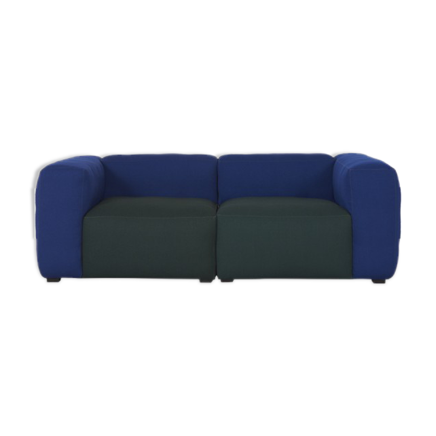 Canapé Hay Mags Soft 2 places bleu/vert
