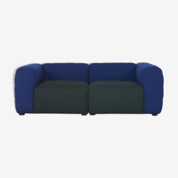 Hay Mags Soft sofa 2 seater blue/green