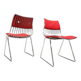 Set of 8 dining chairs by Rudi Verelst for Novalux, 1970s