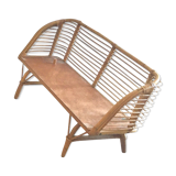 Rattan basket bed