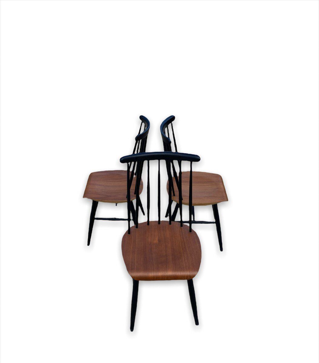 Set of 3 chairs "fanett" by Ilmari Tapiovaara