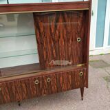 Danish rosewood buffet showcase bar - 1970