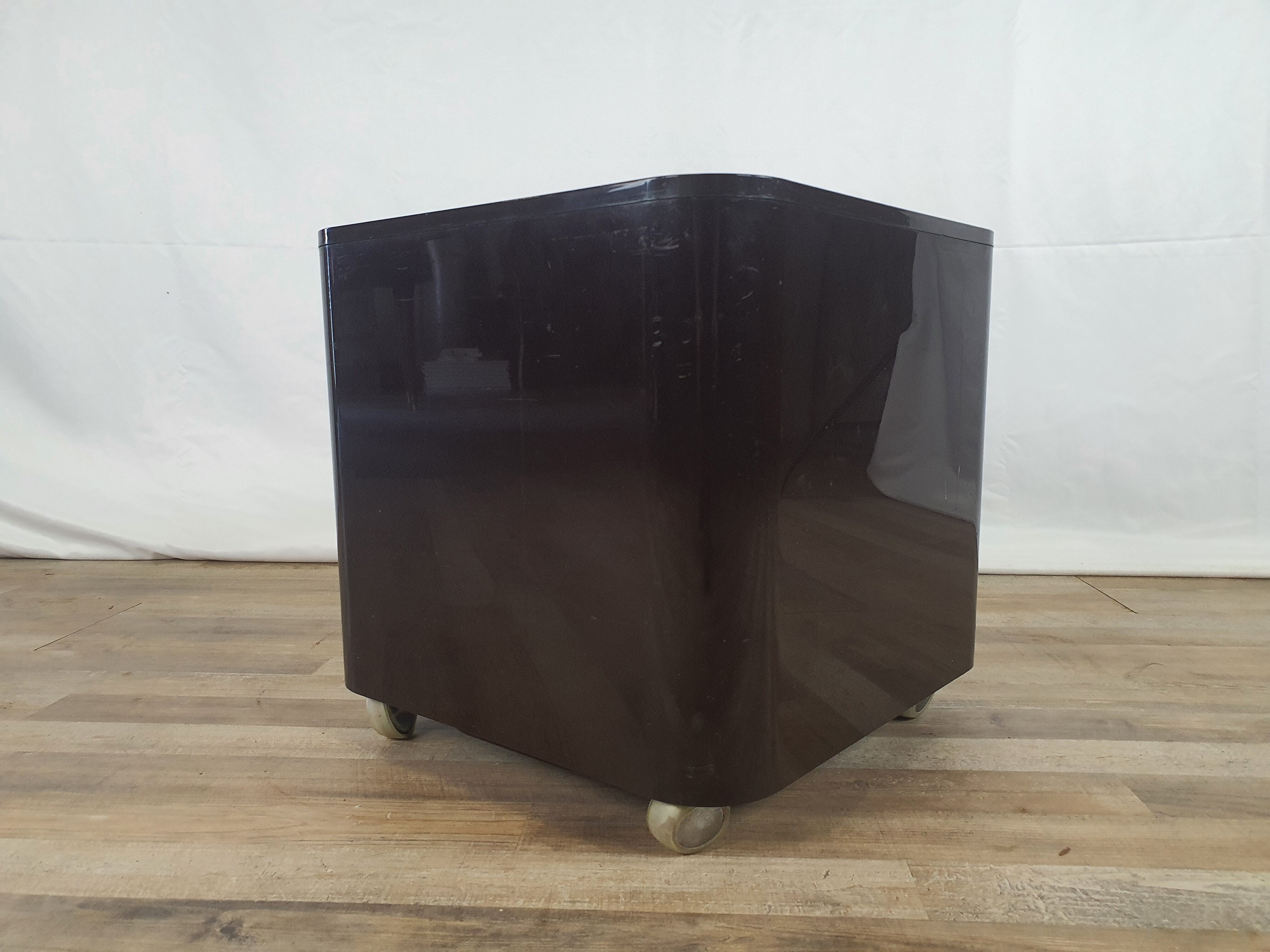 Tabouret cubique Dime par Marcello Siard pour Longato années 1960