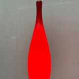 Glass pendant lamp of the mid-century Danish model by Jacob E. Bang for Fog & Mørup and Holmegaard, 1960s.