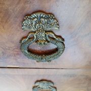 Louis-Philippe secretary chest of drawers with marble top