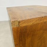 Art Deco bedside table, wood, end table