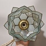Pair of hanging lamps in mother-of-pearl
