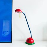 Multicolore Memphis Desk Lamp in Painted Metal and Plastic - 80s/90s Pop Art