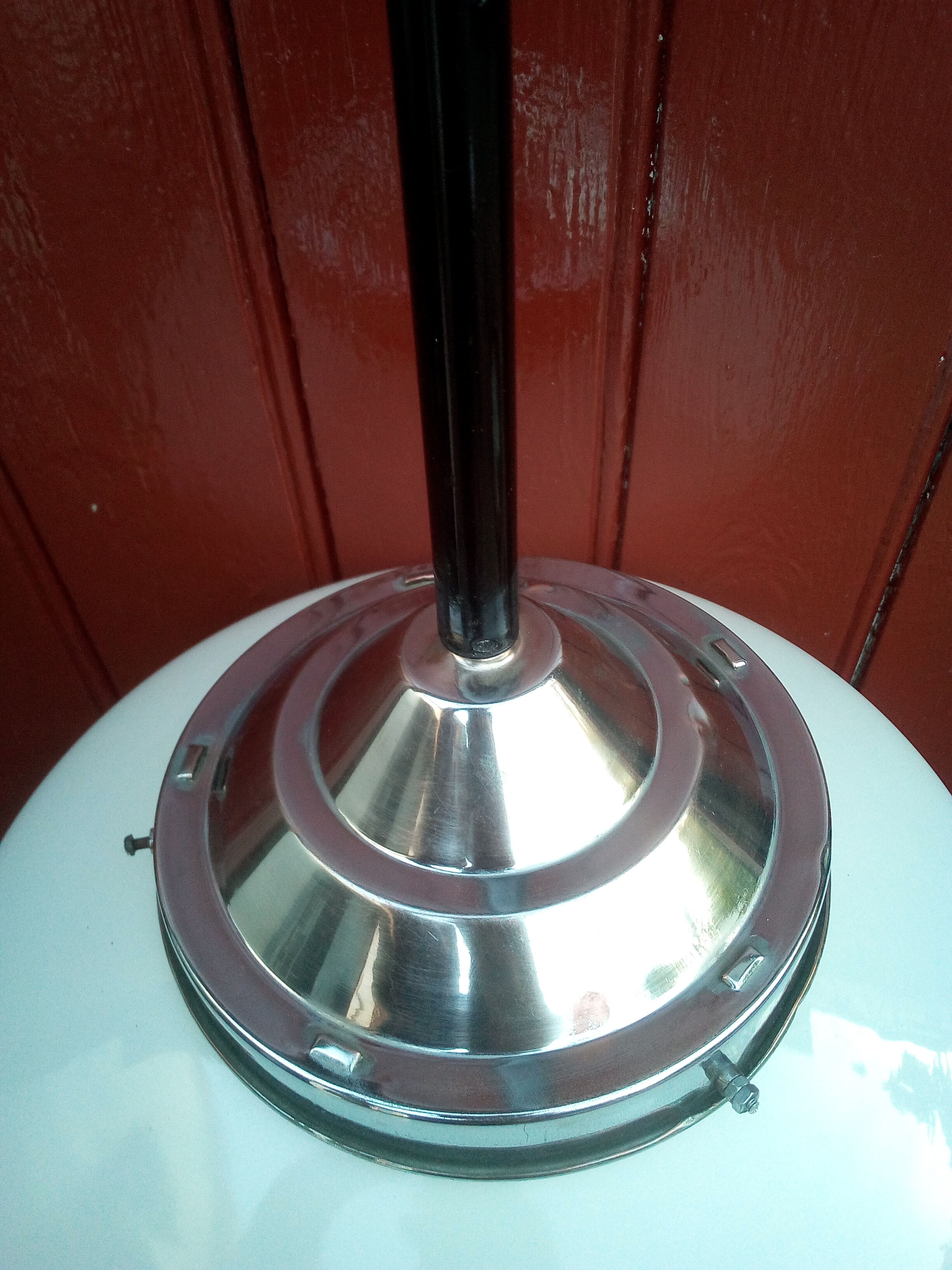 White opaline hanging