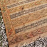 Old oriental carpet, kilim, 50s - 206 x 125cm