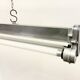 Industrial Polished  Hanging Tube Light, 1970s
