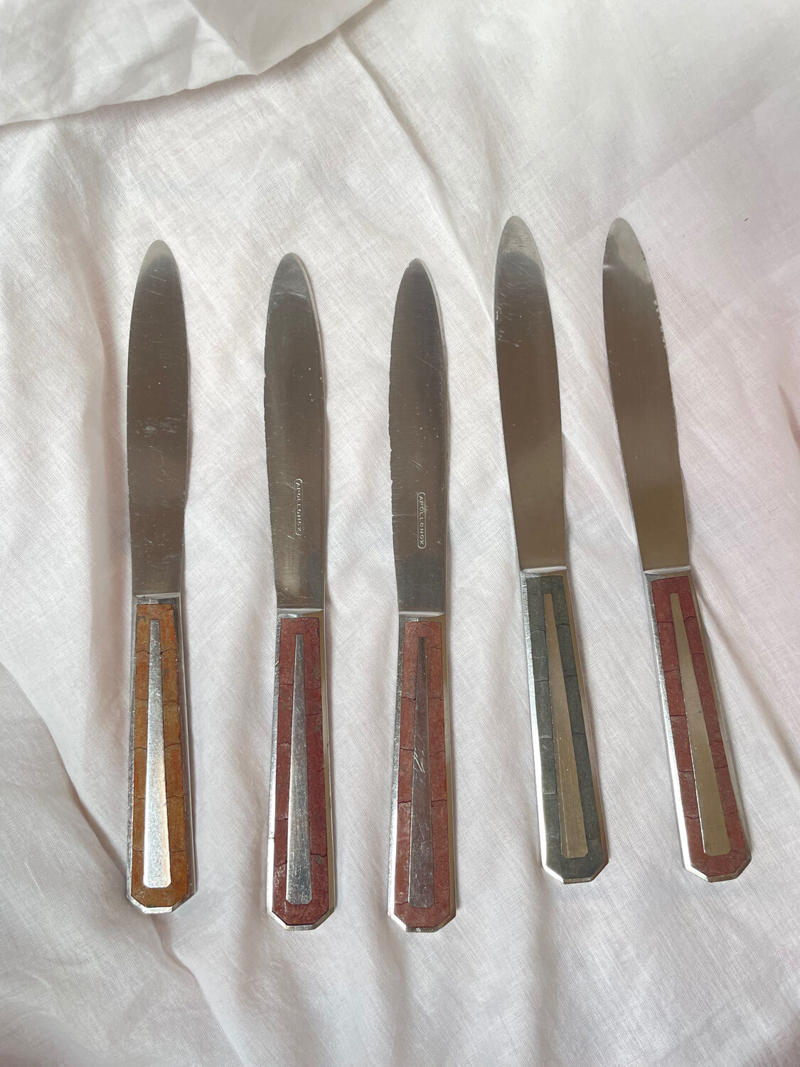 Vintage stainless steel knives