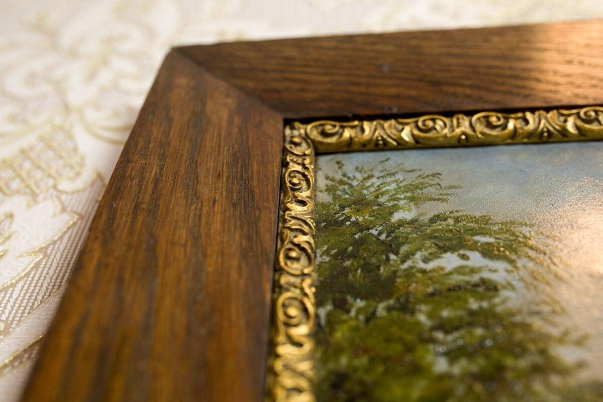Landscape, 1894, Oil on Canvas, Framed