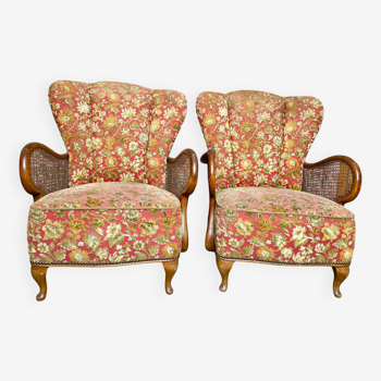Antique Chippendale armchairs