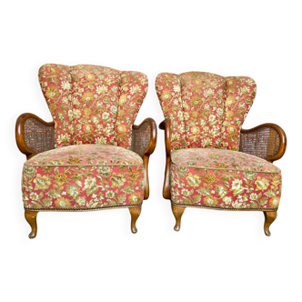 Antique Chippendale armchairs