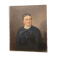 Oil on canvas portrait of a woman