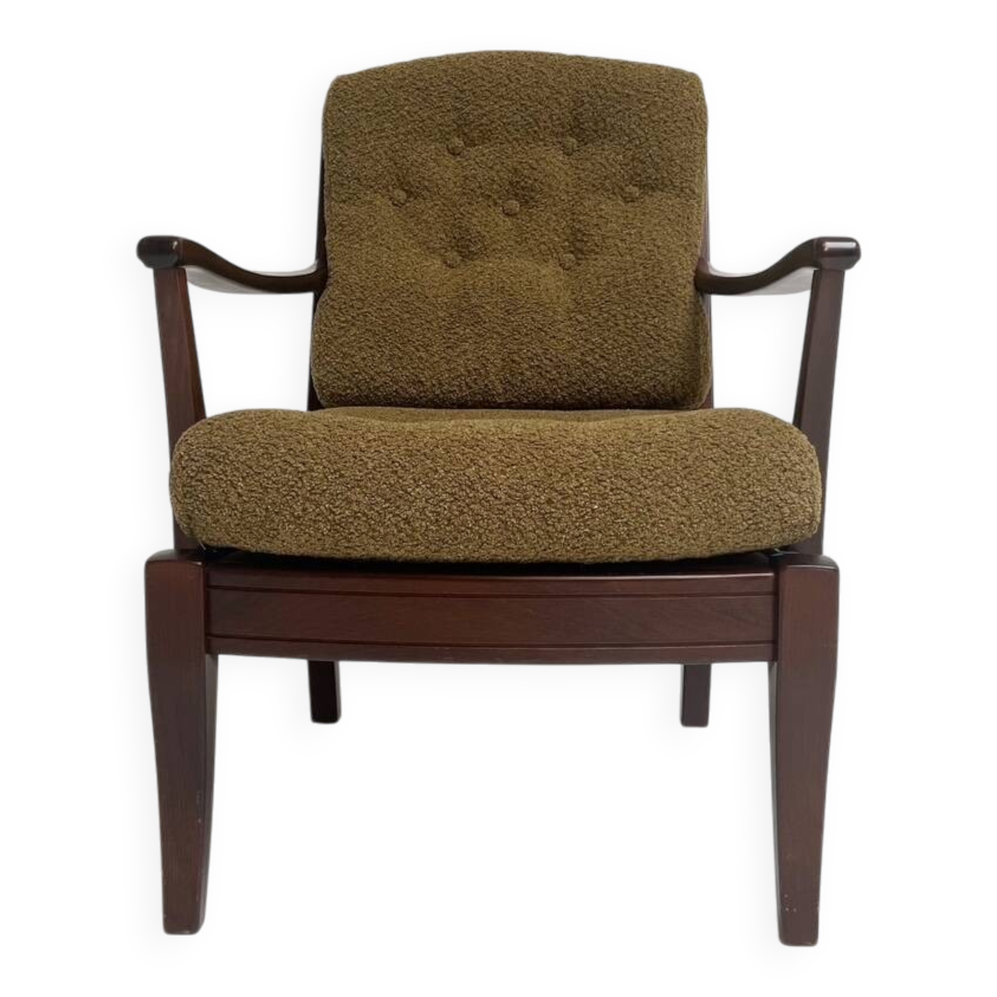 Re-upholstered Swedish arm chair bij Engens Mobelfabrik, 1970s