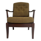 Re-upholstered Swedish arm chair bij Engens Mobelfabrik, 1970s