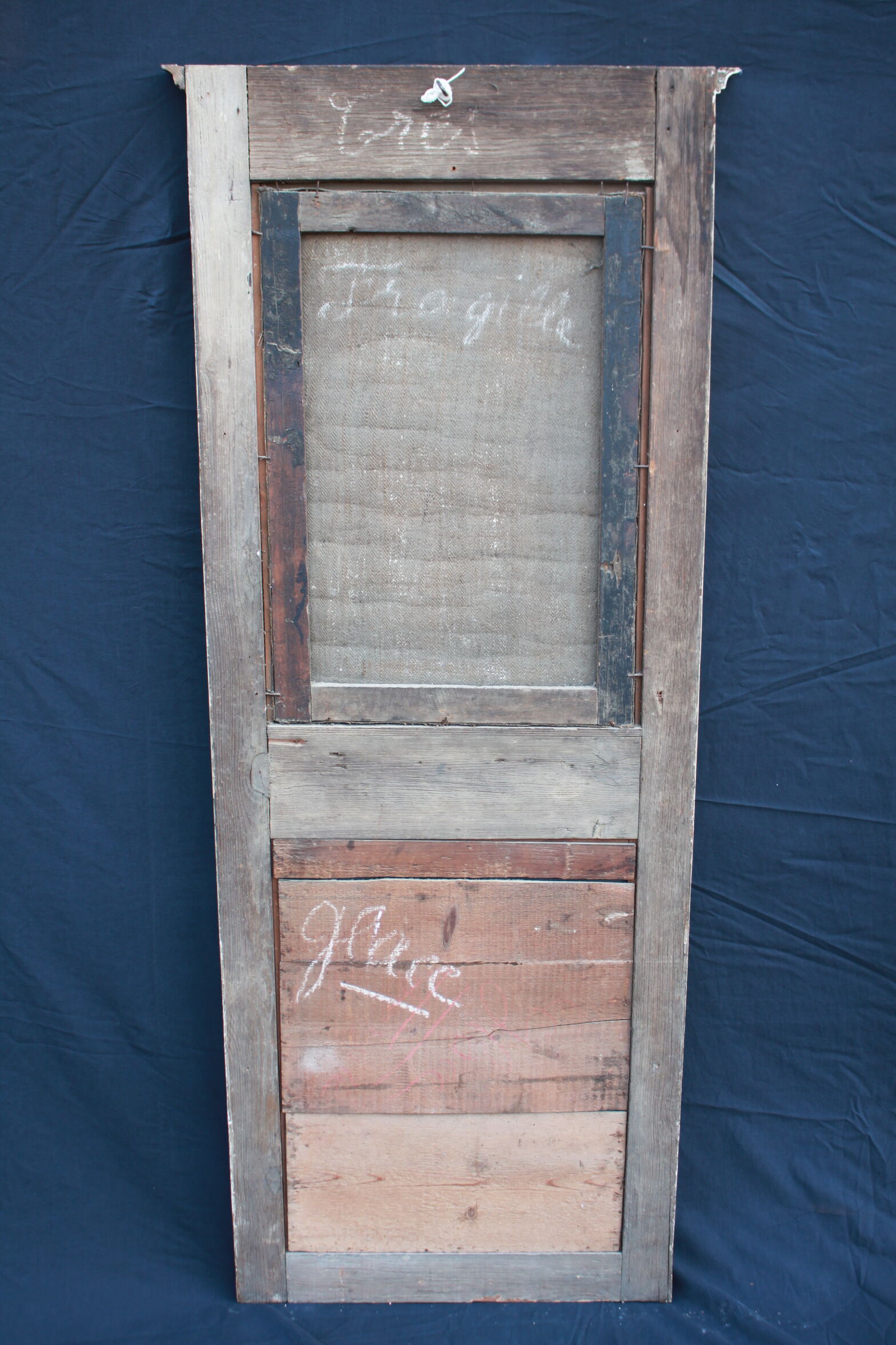 19th century trumeau 65x161cm
