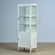 Vintage iron medical cabinet, 1950s